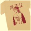Metric Merch Store Romanticize The Dive T-Shirt Mustard