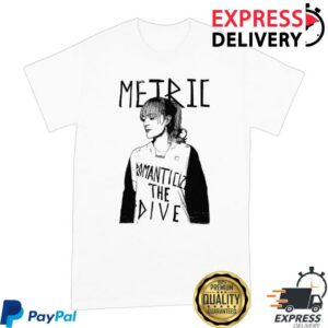 Metric Merch Store Romanticize The Dive T-Shirt White