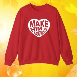 Candace Owens Shop Merch Store Make Him A Sandwich Vday Crewneck