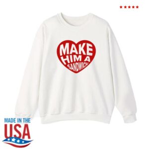 Candace Owens Shop Merch Store Make Him A Sandwich Vday Crewneck