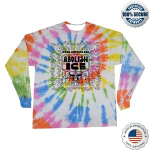 Hello Merch Store Abolish Ice Longsleeve Tie-Dye T-Shirt