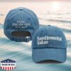 Scrt Merch Store Sentimental Value Dad Cap Washed Blue