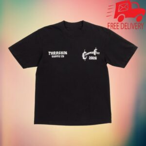 Thrashin Supply Store Merch Thrashin X David Mann Chopper Fest Jail Break Tee Black