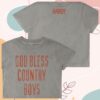Hardy Official Store Merch God Bless Country Boys Ladies Long Crop Tee