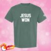 Shop The Ladies Edge Store Merch Jesus Won Tee Green