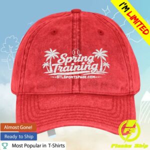 Rob Rains Store Merch Stl Sports Page Spring Training Souvenir Vintage Embroidered Cap