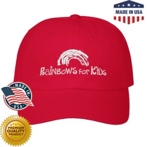 Rob Rains Store Merch Rainbows For Kids Adult Baseball Cap