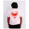 7 Brew Merch Store Heart Eyes T-Shirt Pink
