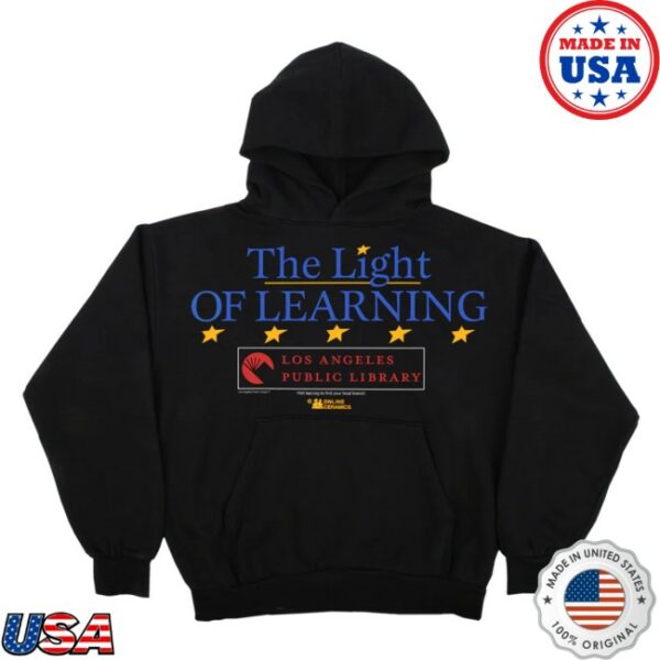 Online Ceramics Store Merch Light Of Learning Black Hoodie - Newest ...