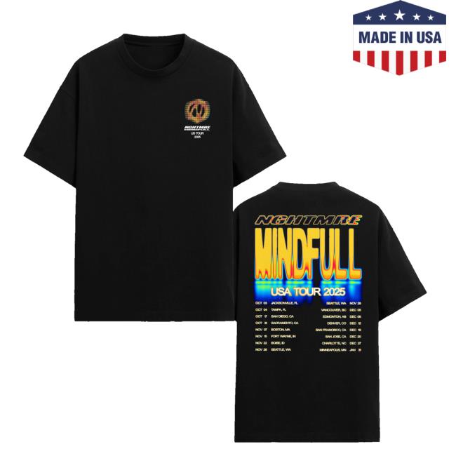 Nghtmre Merch Store Shop Nghtmre Mindfull Tour Tee 5 Nghtmre Shop Merch Store Nghtmre Mindfull Tour Tee