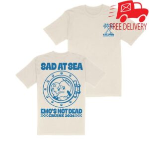 Emo’s Not Dead Merch Store Shop Sad At Sea Tee