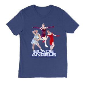 Figure Skating Shop Merch Store Blade Angels Bella Canvas Unisex Triblend T-Shirt