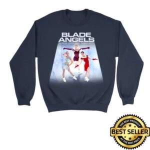 Figure Skating Shop Merch Store Blade Angels Crewneck Sweatshirt