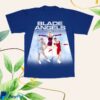 Figure Skating Shop Merch Store Blade Angels Oversized Print La Apparel 1801Gd 6.5Oz Tee