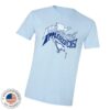 The Appleseed Cast Merch Store Appleseed Cast Bird & Flag Tee Blue