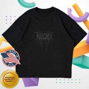 Kill Crew Merch Store Relaxed Fit Natural Cotton Sweat & Bleed T-Shirt Blackout