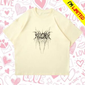 Kill Crew Merch Store Relaxed Fit Natural Cotton Sweat & Bleed T-Shirt Cream