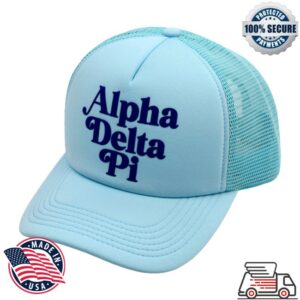 Wlu Edu Merch Alpha Delta Pi Foam Trucker Hat