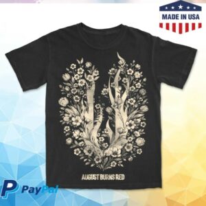 August Burns Red Tour Merch Store Flowering U T-Shirt