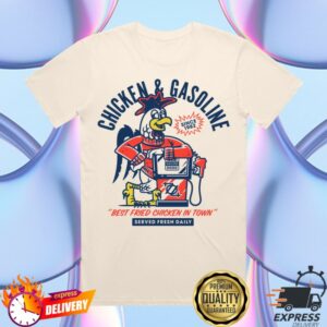 704 Shop Store Chicken And Gasoline Tee
