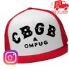 Cbgb Store Merch Cbgb Red Trucker Hat
