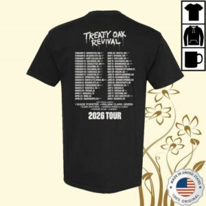 Treaty Oak Revival Merch Store Shop Treaty Oak Revival 2026 Tour T-Shirt