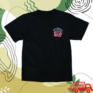 Deorro Store Merch Airbrush Rosas Neon Shirt
