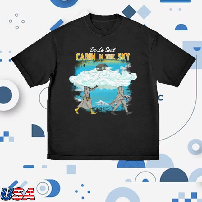 De La Soul Store Merch Shop Cabin In The Sky Tracklist T-Shirt 3 De La Soul Store Merch Shop Cabin In The Sky Tracklist T-Shirt