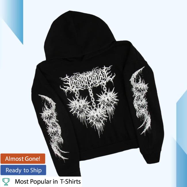 Lorna Shore Merch Store Lorna Shore Spiked Heart Womens Hooded Sweatshirt 4 Lorna Shore Merch Store Lorna Shore Spiked Heart Womens Hooded Sweatshirt
