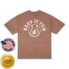 Baseballism Merch Store Keep It Fun Relaxed Fit T-Shirt Brown