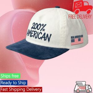 The Real American Shop Merch Store 200% American Hat