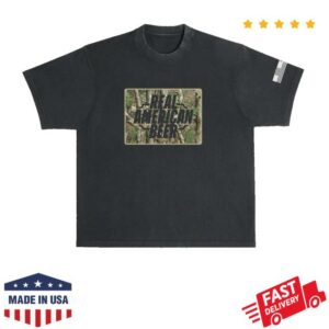 The Real American Shop Merch Store Rab Camo Patch T-Shirt