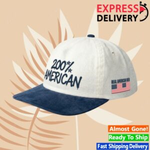 Real American Beer Store Merch 200% American Hat