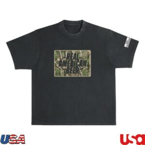 Real American Beer Store Merch Rab Camo T-Shirt
