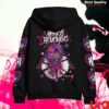 Honey Revenge Merch Store Broken Record Flowers Black Pullover
