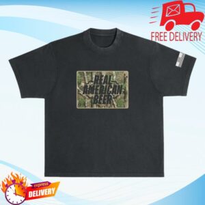 Real American Beer Merch Store Rab Camo T-Shirt