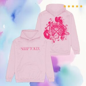 Impericon Store Merch Sleep Token – Symbol Flowers Valentine Light Pink – Hoodie