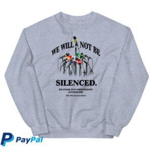 Don Lemon Merch Store Shop We Will Not Be Silenced Crewneck Sweatshirt