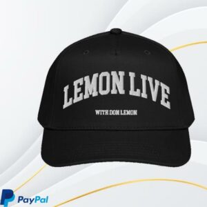 Don Lemon Merch Store Shop Lemon Live White Puff Embroidery Hat