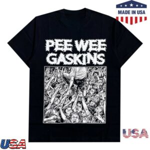 Moones Store Merch Pee Wee Gaskins – Crowd Surf Tshirt Black