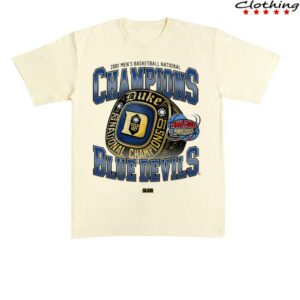 Slamgoods Merch Store Shop Duke Men’s 01 Ring Champions Heavy Tee