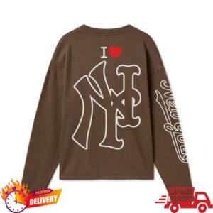 Twnty-Two Store Merch I Love Ny Longsleeve Brown