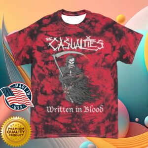 The Casualties Official Store Merch Written In Blood T-Shirt