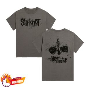Slipknot Merch Store Shop Skull Grey T-Shirt