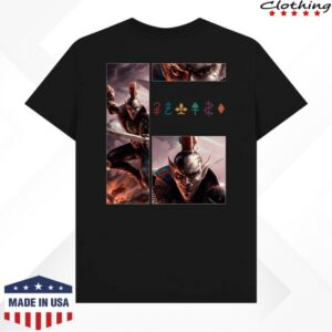 Warhammer Store Merch Harlequins Collage Back Print T Shirt