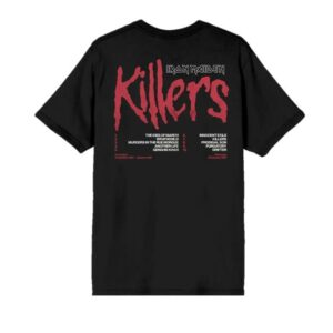 Iron Maiden Shop Merch Store Killers 45 Tracklist Tee