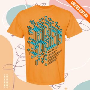 Billy Strings Merch Store Cube Tee With Dates Squishyeyes