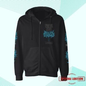 Billy Strings Shop Merch Store Wizard Metal Zip Up Hoodie With Dates