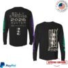 Billy Strings Merch Store Eyes Long Sleeve Tee With Dates