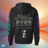 Billy Strings Merch Store Eyes Zip Up Hoodie With Dates